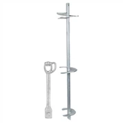 Round Shaft Multi-helix Earth Akkeri